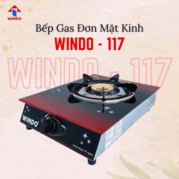 Bếp gas đơn WINDO - 117