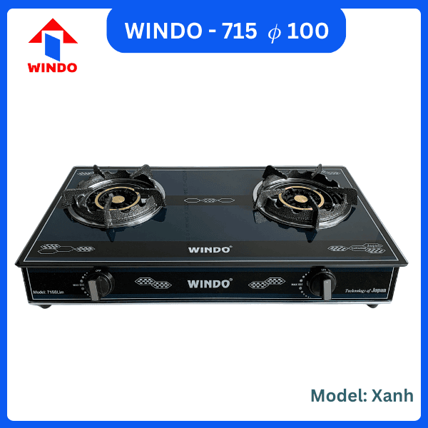 Bếp gas mặt kính Windo