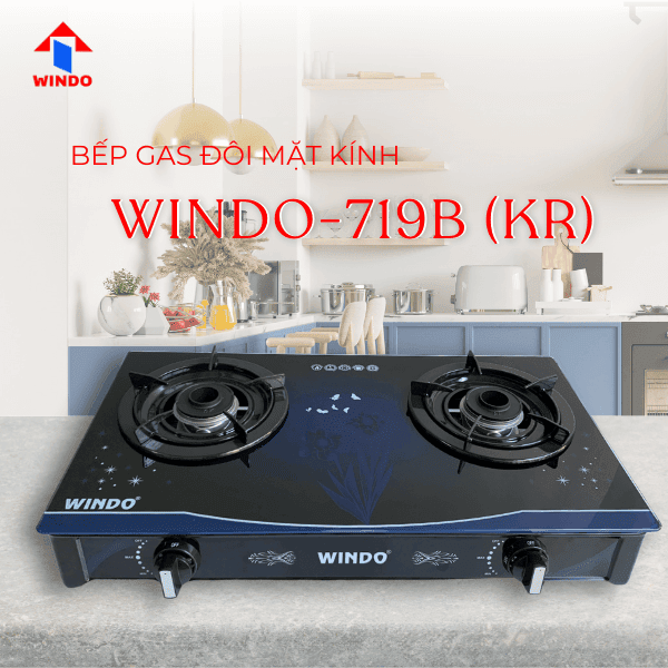 Thiết kế mặt kính tinh tế phù hợp với mọi không gian bếp