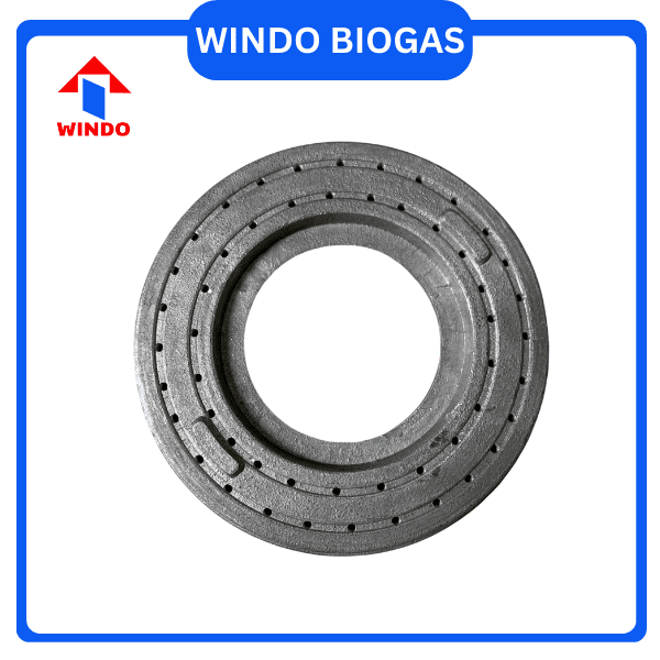 Mâm bếp biogas Windo đúc nguyên khối chất liệu gang