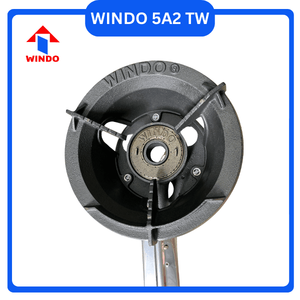 Mâm bếp Windo 5A2 TW đúc nguyên khối chất liệu gang