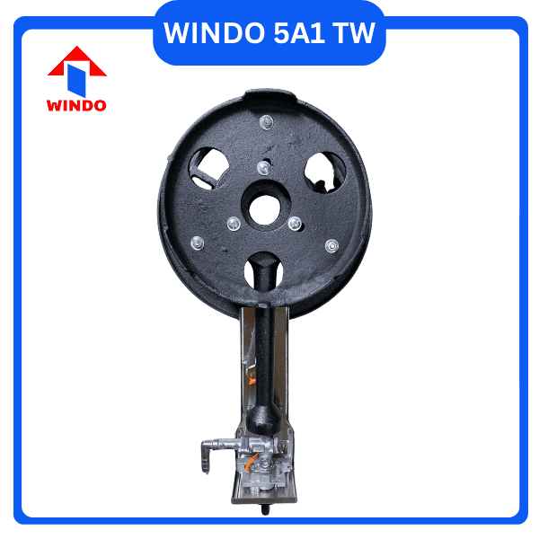 Mặt dưới bếp gas công nghiệp khè Windo 5A1 TW