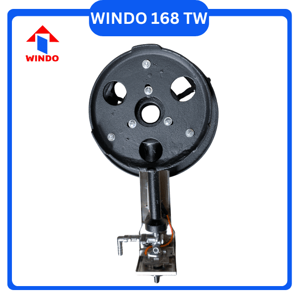 Mặt sau bếp khè công nghiệp Windo 168 TW